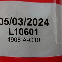 Best before date/batch number